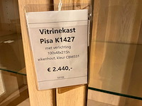 Pisa eiken vitrinekast - afbeelding 7 van  7