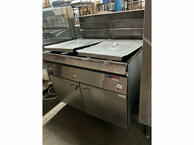 Pitco - 18 e dual - defecte dubbele gas friteuse - afbeelding 10 van  16