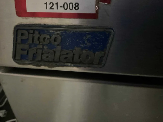 Pitco - 18 e dual - defecte dubbele gas friteuse - afbeelding 12 van  16