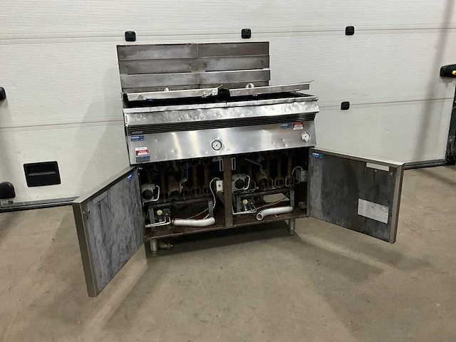Pitco - 18 e dual - defecte dubbele gas friteuse - afbeelding 4 van  16