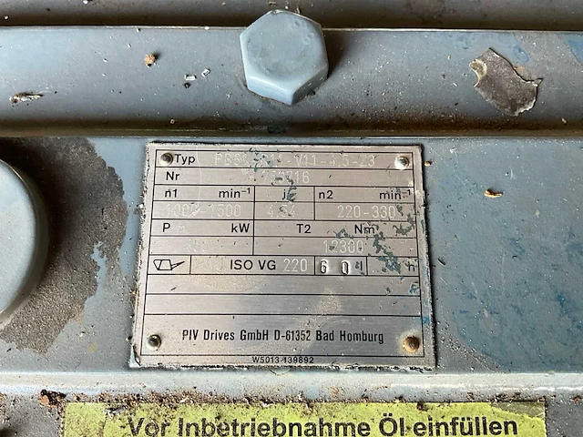 Piv pb31-r11-v12-4.5-z3 reductor - afbeelding 7 van  7