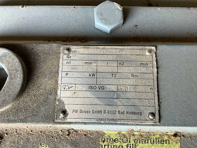 Piv pb31-r11-v12-4.5-z3 reductor - afbeelding 8 van  8