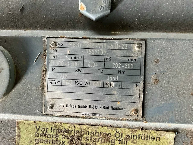Piv pb31-r11-v12-5.0-z3 reductor - afbeelding 8 van  8