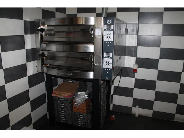 Pizza-oven tuppone ml435/2cd-c5-cp. bouwjaar 2021. 380v. - afbeelding 1 van  6