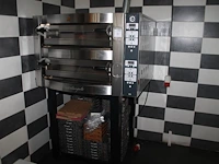 Pizza-oven tuppone ml435/2cd-c5-cp. bouwjaar 2021. 380v.