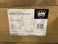 Pizza ring set voor montage op grill barbec-u - afbeelding 2 van  4