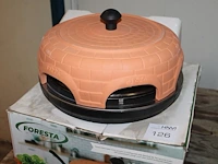 Pizzaoven foresta terracotta dome voor zes personen. - afbeelding 1 van  2