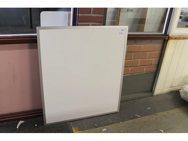 Plaat hpl in aluminium lijst. afmeting 88 x 104 cm. - afbeelding 1 van  1