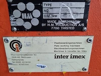 Plaatbewerkingsmachine inter imex - afbeelding 7 van  8