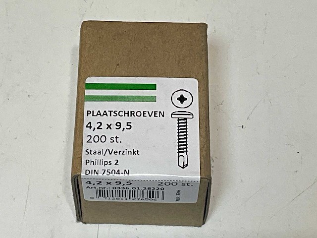 Plaatschroef 4,2x9,5 (7800x) - afbeelding 1 van  4