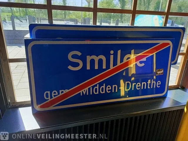 Plaatsnaambord smilde, gem. midden-drenthe - afbeelding 1 van  1
