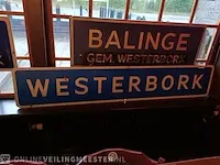 Plaatsnaambord westerbork - afbeelding 1 van  2