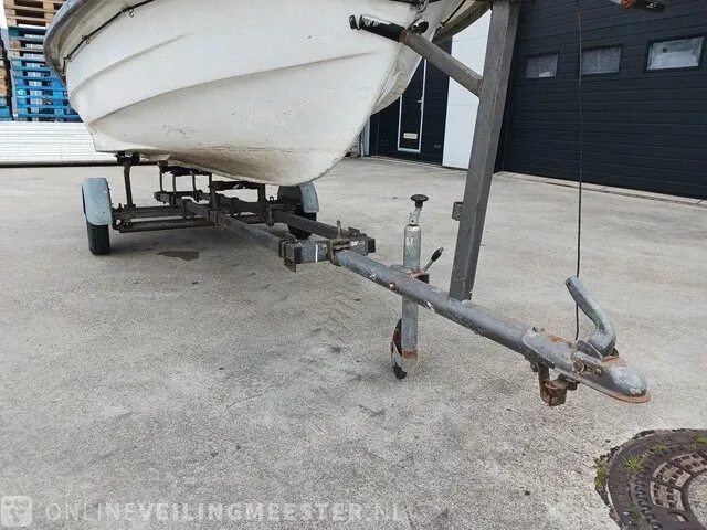 Placom 400 incl. trailer en yamaha 4 pk buitenboordmotor placom, 400, blauw - afbeelding 3 van  31
