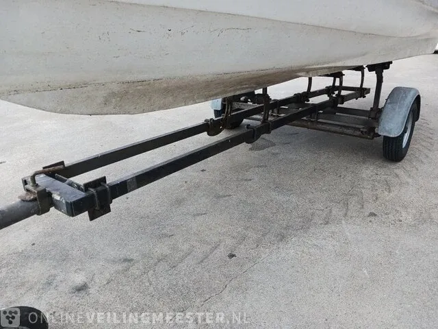 Placom 400 incl. trailer en yamaha 4 pk buitenboordmotor placom, 400, blauw - afbeelding 7 van  31