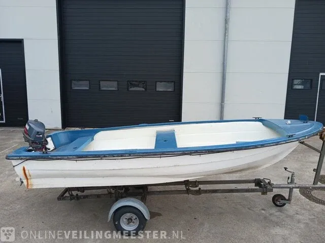 Placom 400 incl. trailer en yamaha 4 pk buitenboordmotor placom, 400, blauw - afbeelding 9 van  31