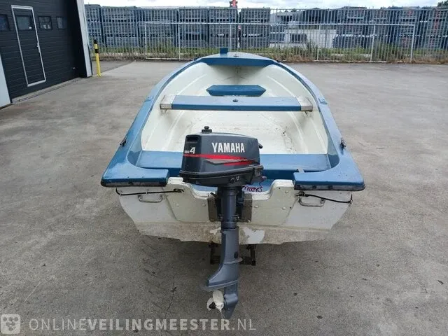 Placom 400 incl. trailer en yamaha 4 pk buitenboordmotor placom, 400, blauw - afbeelding 11 van  31