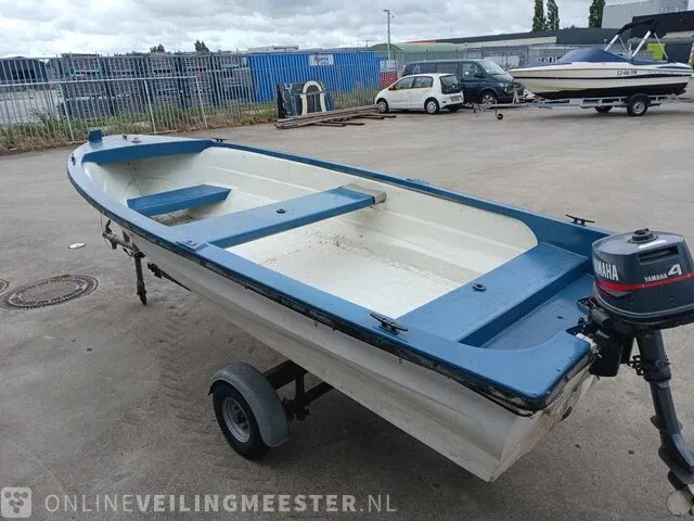 Placom 400 incl. trailer en yamaha 4 pk buitenboordmotor placom, 400, blauw - afbeelding 13 van  31