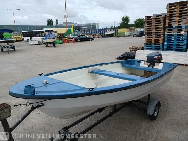 Placom 400 incl. trailer en yamaha 4 pk buitenboordmotor placom, 400, blauw - afbeelding 14 van  31