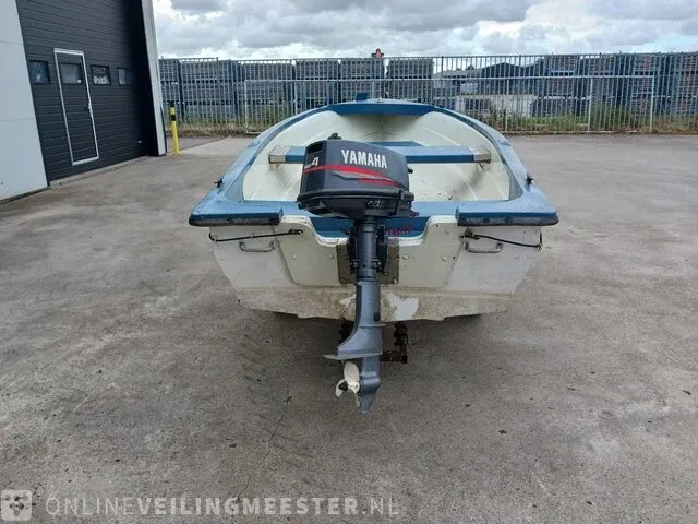 Placom 400 incl. trailer en yamaha 4 pk buitenboordmotor placom, 400, blauw - afbeelding 26 van  31