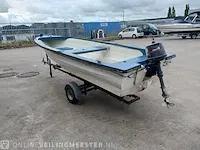 Placom 400 incl. trailer en yamaha 4 pk buitenboordmotor placom, 400, blauw - afbeelding 28 van  31
