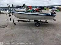 Placom 400 incl. trailer en yamaha 4 pk buitenboordmotor placom, 400, blauw - afbeelding 29 van  31