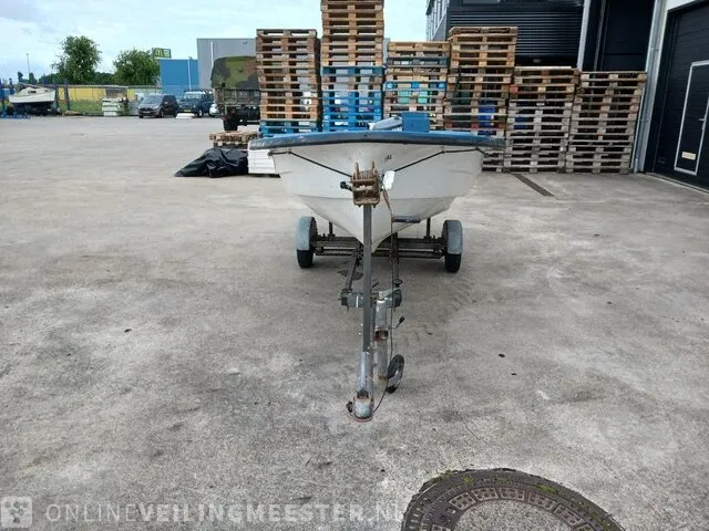 Placom 400 incl. trailer en yamaha 4 pk buitenboordmotor placom, 400, blauw - afbeelding 31 van  31