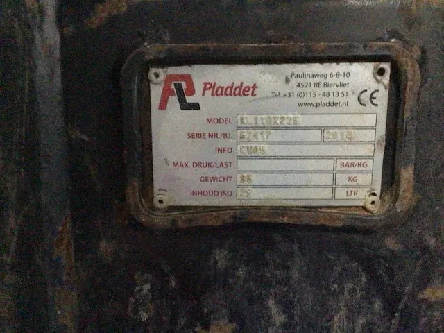 Pladdet cv05 sleuvenbak - afbeelding 2 van  3