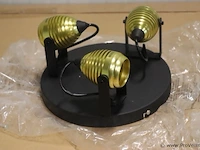 Plafondlamp - kleur zwart/goud - afbeelding 1 van  4