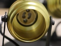 Plafondlamp - kleur zwart/goud - afbeelding 3 van  4
