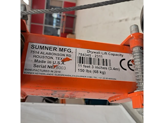 Plafondplatenlift 3,4m ~, sumner, 2311, 2019 - afbeelding 2 van  10