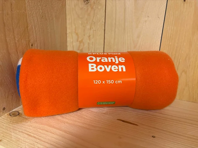 Plaid "oranje boven" (200x) - afbeelding 1 van  2