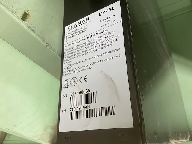 Planar mxps5 power supply (2x) - afbeelding 6 van  6