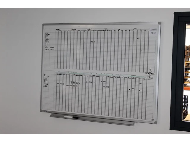 Planboard afm. 120 x 90 cm - afbeelding 1 van  2