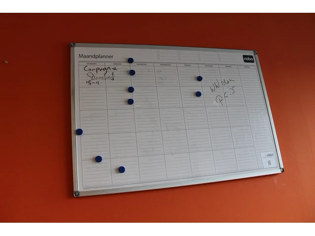 Planbord nobo. afmeting 90 x 60 cm - afbeelding 2 van  2