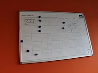 Planbord nobo. afmeting 90 x 60 cm - afbeelding 2 van  2