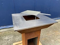 Plancha grill-ring 70x70cm + bakplaat 8mm - afbeelding 3 van  3