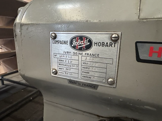 Planeetmenger 20 liter hobart, a200 - afbeelding 4 van  7