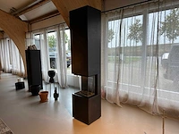 Planika rock ethanol designhaard met boley design ombouw