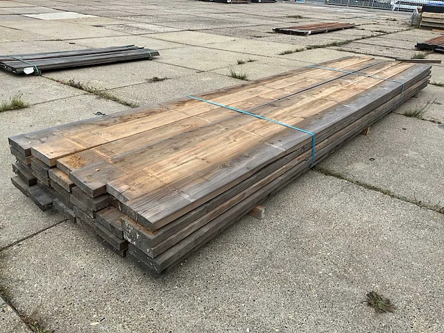 Plank fijn bezaagd douglas (30x) - afbeelding 3 van  6