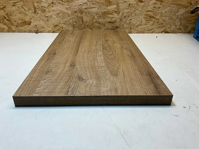 Plank met eiken motief (4x) - afbeelding 3 van  5