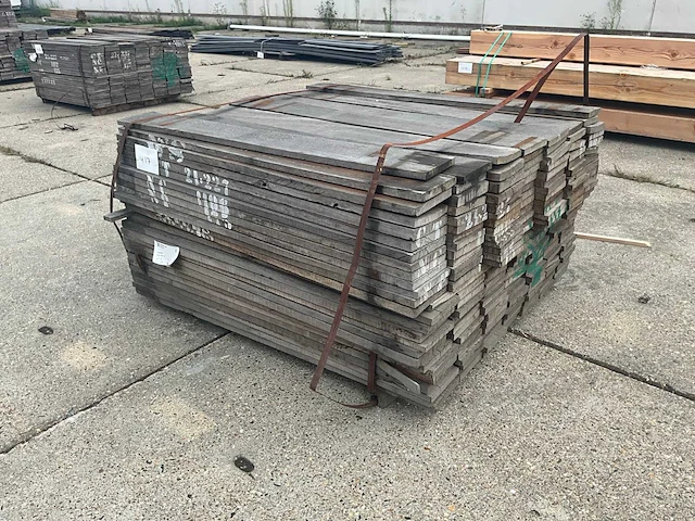 Plank ruw bezaagd azobe (175x) - afbeelding 2 van  6