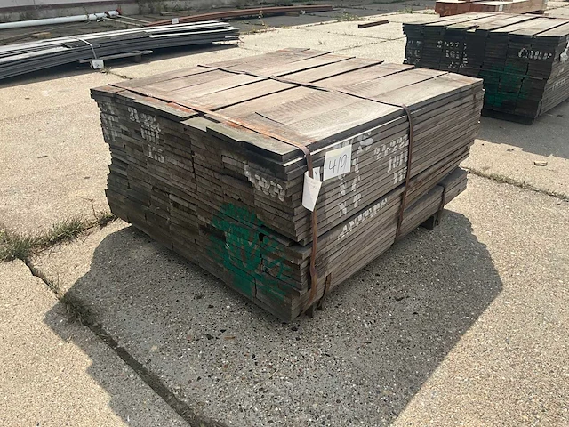 Plank ruw bezaagd azobe (175x) - afbeelding 1 van  6