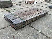 Plank ruw bezaagd azobe (56x) - afbeelding 3 van  6