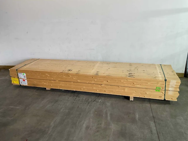 Plank vurenhout 390x12x2,8 cm (60x) - afbeelding 1 van  6