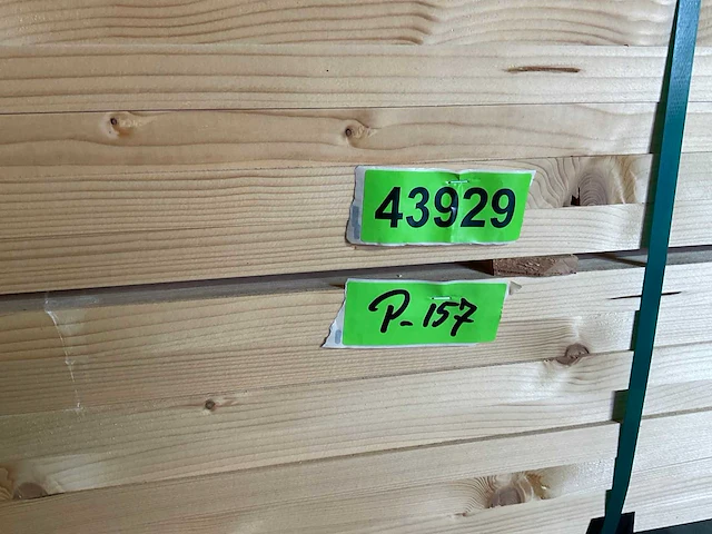 Plank vurenhout 390x12x2,8 cm (60x) - afbeelding 6 van  6