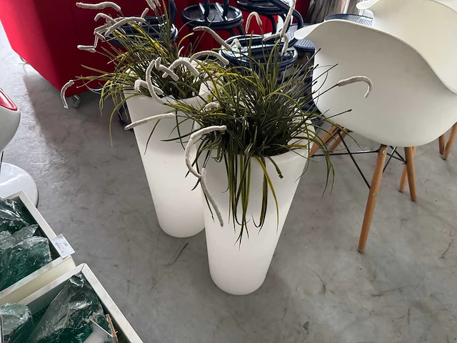 Planten met pot (2x) - afbeelding 1 van  1