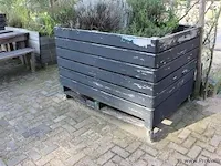 Plantenbak, verrijdbaar - 160x120x114cm