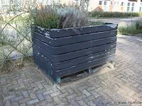 Plantenbak, verrijdbaar - 160x120x114cm - afbeelding 2 van  3
