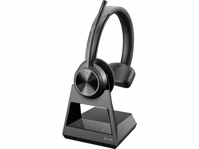 Plantronics poly savi 7310 uc monaural dect 1880-1900 mhz headset zwart - afbeelding 2 van  5