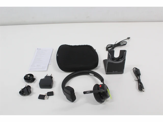 Plantronics poly savi 7310 uc monaural dect 1880-1900 mhz headset zwart - afbeelding 4 van  5